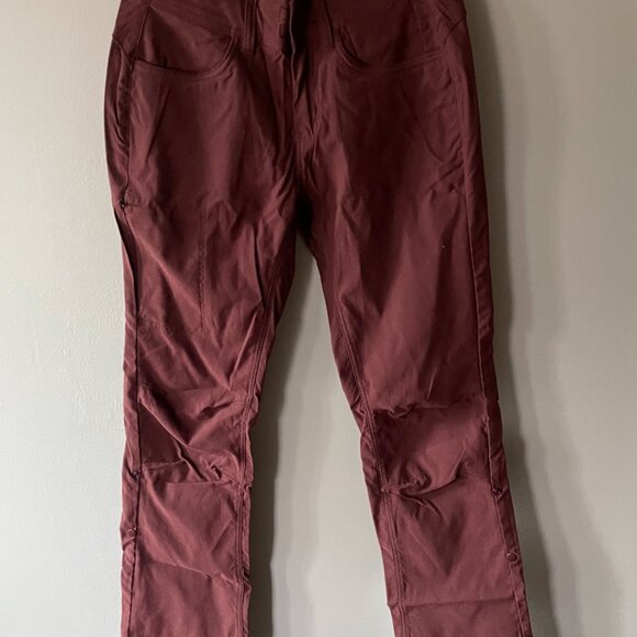 Prana Size 0 Halle Pant II Maroon - Picture 2 of 3